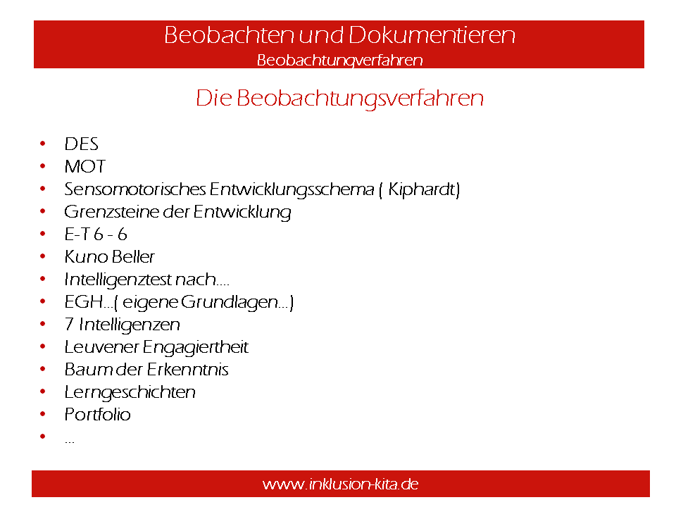 Beobachtungsverfahren